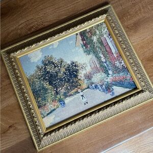 Claude Monet “the artist's house at argenteuil, 1873” - framed